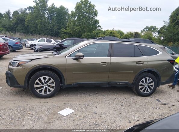 4S4BTAEC9L3269153 2020 SUBARU OUTBACK Зеленый Панорамный вид салона 360°