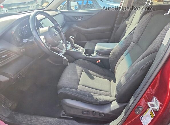 4S4BTAFC0M3220374 2021 SUBARU OUTBACK Красный Вид салона спереди