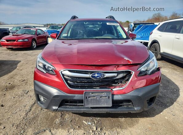 4S4BTAFC0M3220374 2021 SUBARU OUTBACK Красный Вид спереди