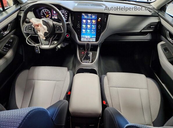 4S4BTAFC0S3283584 2025 SUBARU OUTBACK Blue Dashboard view