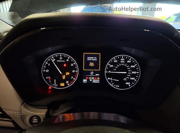 4S4BTAFC0S3283584 2025 SUBARU OUTBACK Blue Instrument cluster view