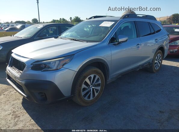 4S4BTAFC1M3214180 2021 SUBARU OUTBACK Gray Vista tres cuartos delantera izquierda