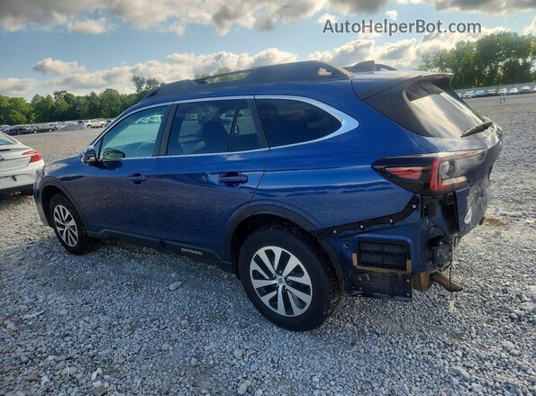 4S4BTAFC3M3179741 2021 SUBARU OUTBACK Синий Задняя левая четверть