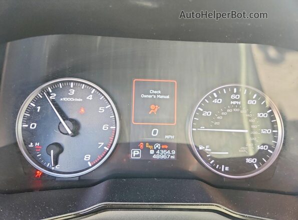 4S4BTAFC3M3179741 2021 SUBARU OUTBACK Синий Вид щитка приборов