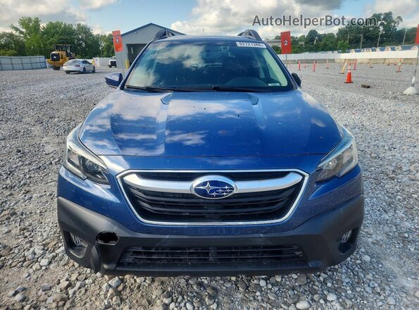4S4BTAFC3M3179741 2021 SUBARU OUTBACK Синий Вид спереди