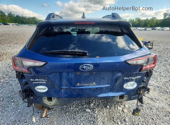 4S4BTAFC3M3179741 2021 SUBARU OUTBACK Синий Вид сзади