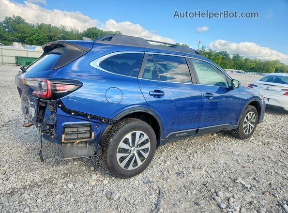 4S4BTAFC3M3179741 2021 SUBARU OUTBACK Синий Задняя правая четверть