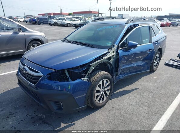 4S4BTAFC3M3220420 2021 SUBARU OUTBACK Blue Vista tres cuartos delantera izquierda