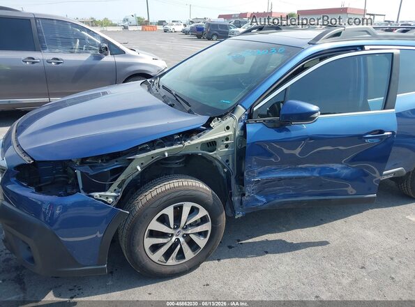 4S4BTAFC3M3220420 2021 SUBARU OUTBACK Blue Vista frontal