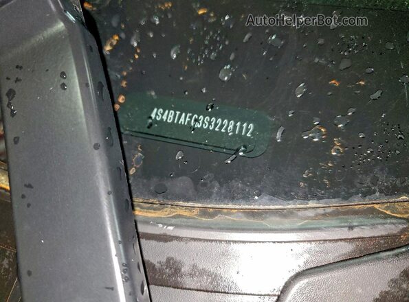 4S4BTAFC3S3228112 2025 SUBARU OUTBACK White Вид наклейки з VIN-кодом