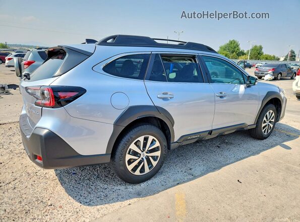 4S4BTAFC4R3179397 2024 SUBARU OUTBACK Серебряный Задняя правая четверть