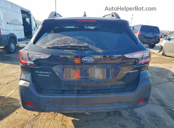 4S4BTAFC4S3154389 2025 SUBARU OUTBACK Black Rear view