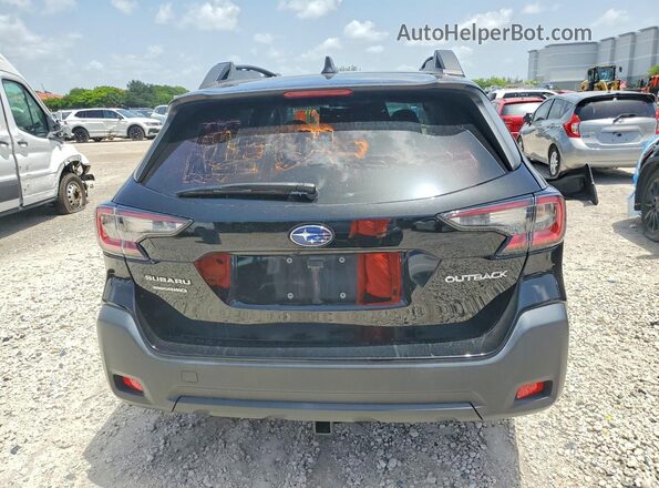 4S4BTAFC6P3184985 2023 SUBARU OUTBACK Black Հետևի տեսք