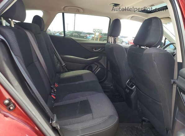 4S4BTAFC7N3121956 2022 SUBARU OUTBACK Burgundy Rear interior view
