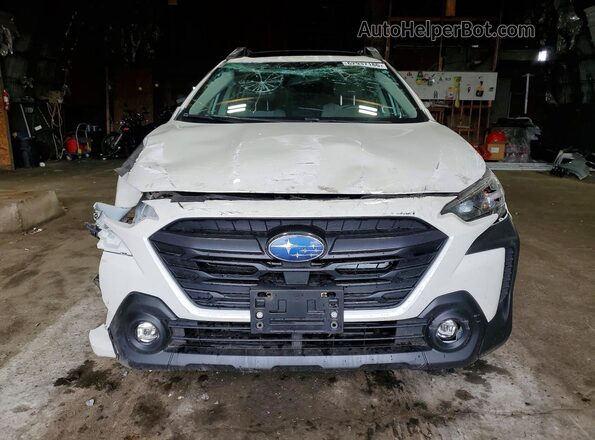 4S4BTAFC7P3120180 2023 SUBARU OUTBACK White Front view