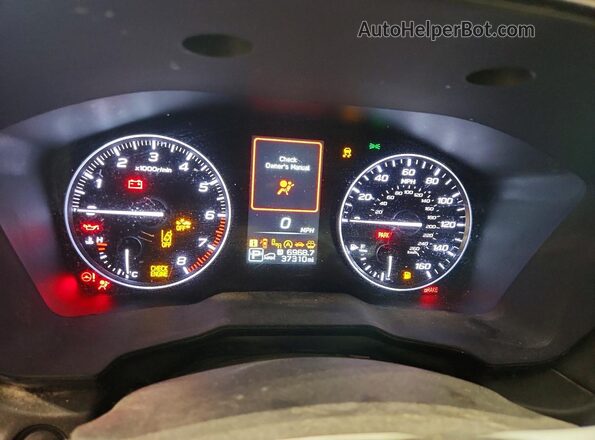 4S4BTAFC8N3168445 2022 SUBARU OUTBACK Угольный Вид щитка приборов