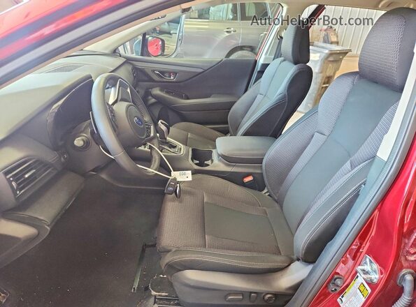 4S4BTAFC8S3234276 2025 SUBARU OUTBACK Red Вид салону спереду