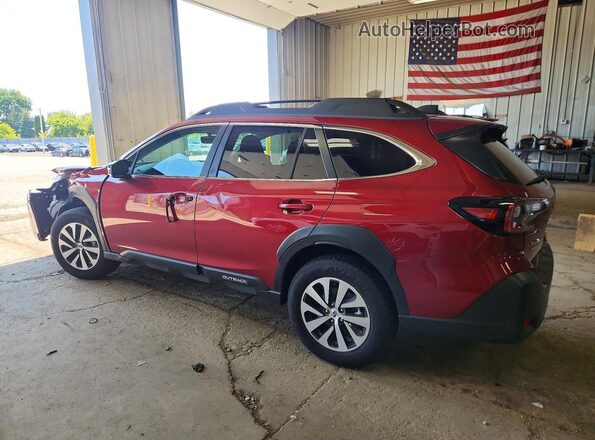 4S4BTAFC8S3234276 2025 SUBARU OUTBACK Red Задня ліва чверть