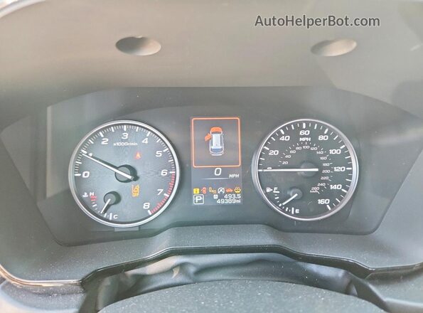 4S4BTAFC9M3124596 2021 SUBARU OUTBACK White Widok zestawu wskaźników