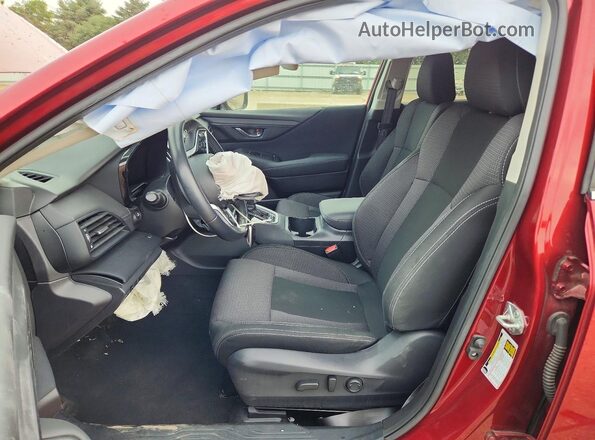 4S4BTAFC9N3174545 2022 SUBARU OUTBACK Maroon Widok wnętrza z przodu