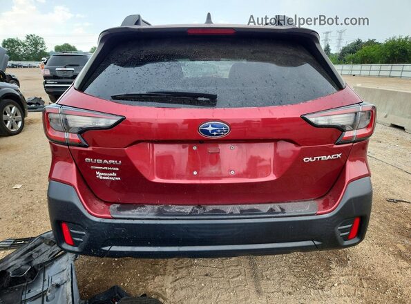 4S4BTAFC9N3174545 2022 SUBARU OUTBACK Maroon Widok z tyłu
