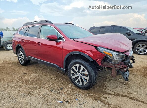 4S4BTAFC9N3174545 2022 SUBARU OUTBACK Maroon Przód prawy