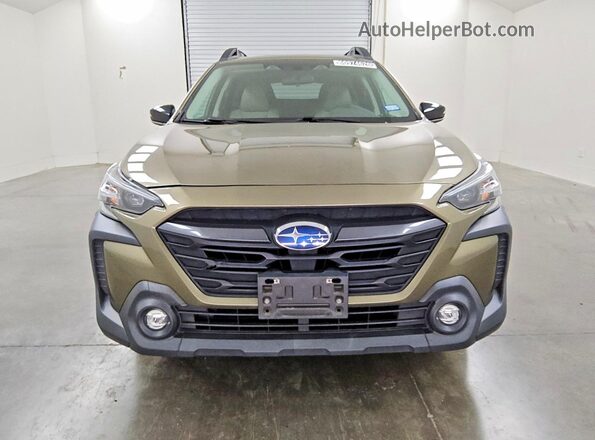 4S4BTAFC9P3181272 2023 SUBARU OUTBACK Green Դիմացի տեսք