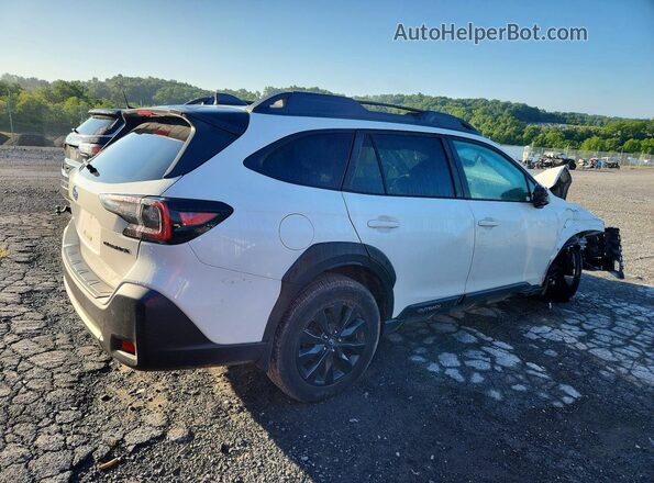 4S4BTAJC5P3177839 2023 SUBARU OUTBACK White Tył prawy