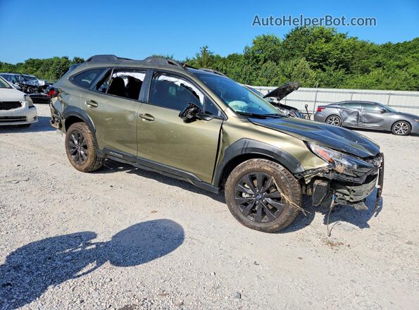 4S4BTALC0S3185126 2025 SUBARU OUTBACK Зеленый Передняя правая четверть