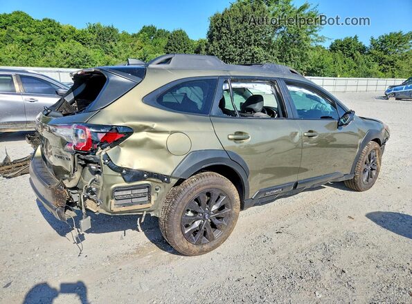 4S4BTALC0S3185126 2025 SUBARU OUTBACK Зеленый Задняя правая четверть