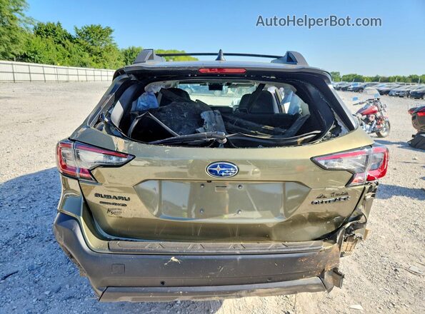 4S4BTALC0S3185126 2025 SUBARU OUTBACK Зеленый Вид сзади