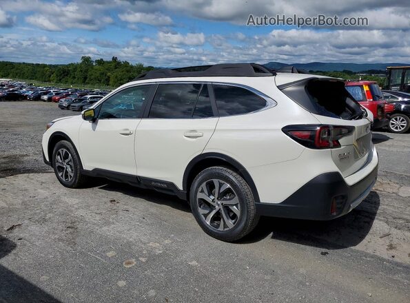 4S4BTALC1L3259042 2020 SUBARU OUTBACK White Հետևի ձախ