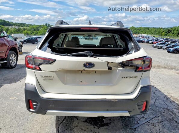 4S4BTALC1L3259042 2020 SUBARU OUTBACK White Հետևի տեսք