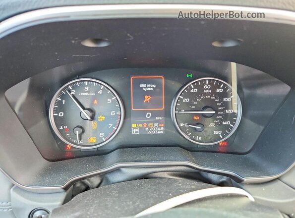 4S4BTALC1S3134847 2025 SUBARU OUTBACK Белый Вид щитка приборов