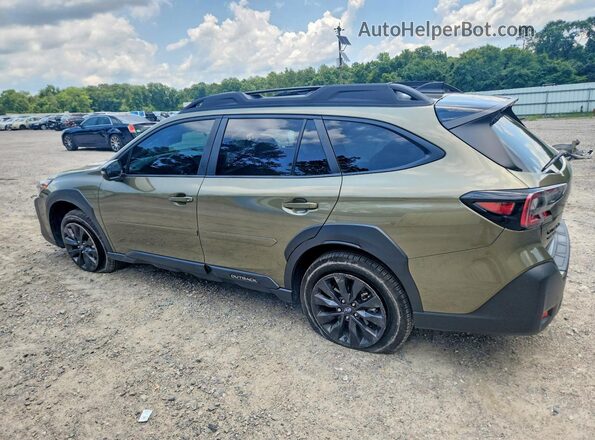 4S4BTALC1S3332263 2025 SUBARU OUTBACK Green Trasero izquierdo