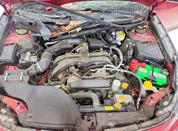 4S4BTALC2L3186330 2020 SUBARU OUTBACK Burgundy Вид підкапотного простору