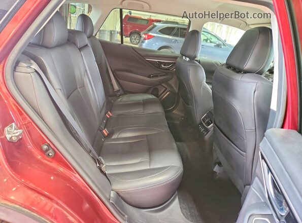 4S4BTALC2L3186330 2020 SUBARU OUTBACK Burgundy Вид задньої частини салону