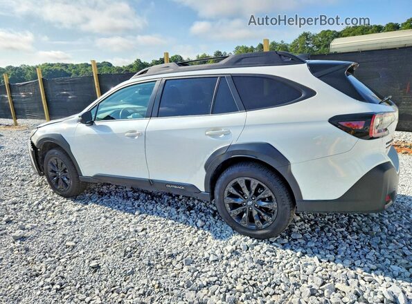 4S4BTALC2R3131398 2024 SUBARU OUTBACK Белый Задняя левая четверть