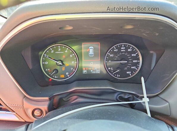 4S4BTALC2R3131398 2024 SUBARU OUTBACK Белый Вид щитка приборов