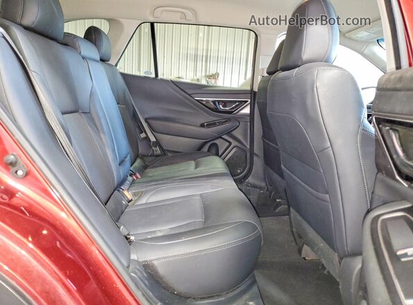 4S4BTALC3L3244879 2020 SUBARU OUTBACK Red Vista interior trasera