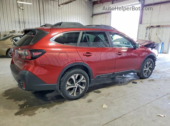 4S4BTALC3L3244879 2020 SUBARU OUTBACK Red Trasero derecho
