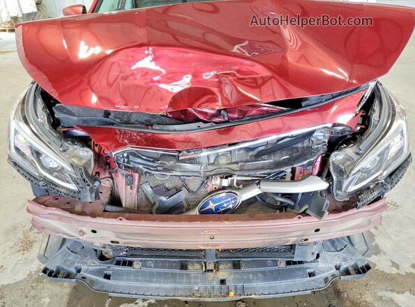 4S4BTALC3L3244879 2020 SUBARU OUTBACK Red Vista del compartimento del motor