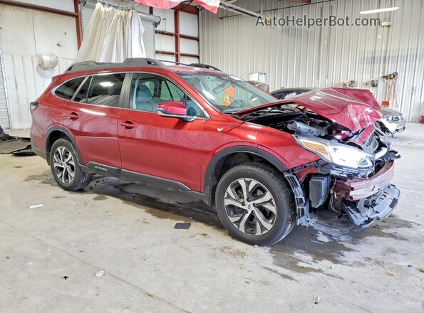 4S4BTALC3L3244879 2020 SUBARU OUTBACK Red Delantero derecho