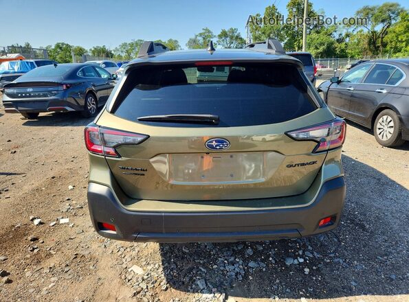 4S4BTALC3S3177814 2025 SUBARU OUTBACK Green Սալոնի դիմացի տեսք
