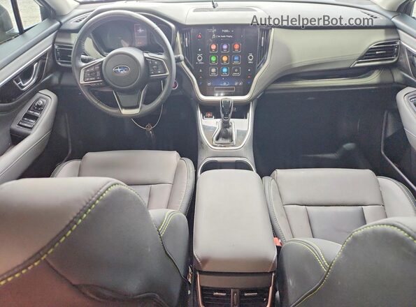4S4BTALC5P3143560 2023 SUBARU OUTBACK White Առջևի վահանակի տեսք
