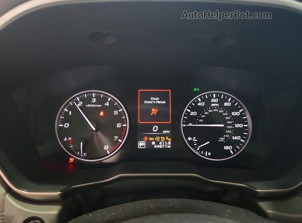 4S4BTALC5P3143560 2023 SUBARU OUTBACK White Սարքավորումների վահանակի տեսք