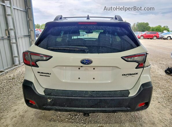 4S4BTALC5P3143560 2023 SUBARU OUTBACK White Հետևի տեսք