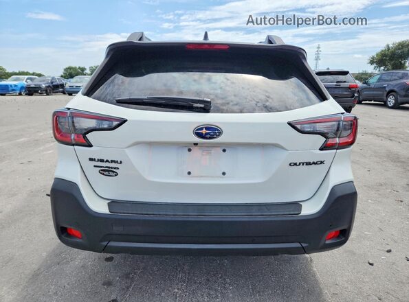 4S4BTALC6S3241912 2025 SUBARU OUTBACK White Widok z tyłu