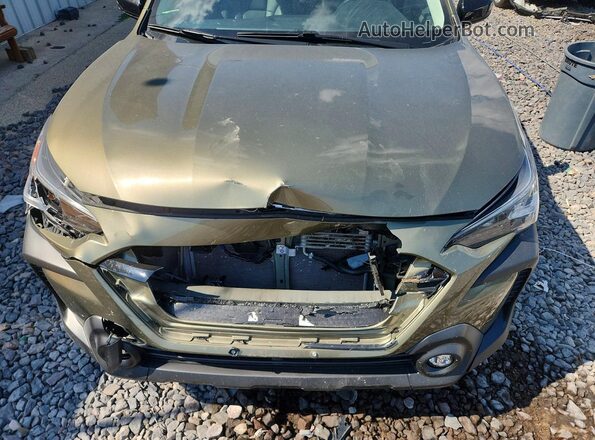 4S4BTALCXP3207981 2023 SUBARU OUTBACK Green Engine compartment view