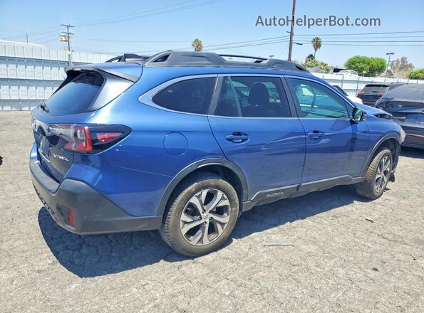 4S4BTAMC1M3112834 2021 SUBARU OUTBACK Blue Հետևի աջ
